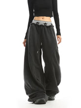 【26s Apr.】Double Waist Washed Fleece Wide-Leg Sweatpants