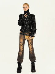 【25s Oct.】Functional Punk Slim Leather Jacket