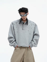 【25s Sep.】"Stars" Pearl Sequin Sweatshirt