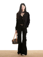 【25s Oct.】Vintage Brown Worker Biker Jacket