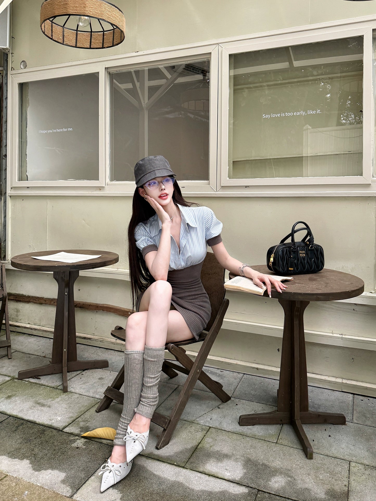 【25s Aug.】Colorblock Knit Patchwork Bodycon Dress