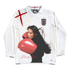 Lucy Liu Red Gloves Football Jersey