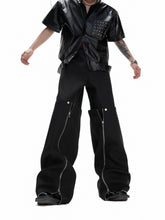 【25s Jul.】Deconstructed Double Layer Detachable Zipper Pants