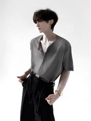 Clean Fit Knit Cardigan Tee