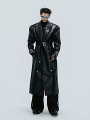 【25s Nov.】Heavy Deconstructed Crocodile Leather Coat