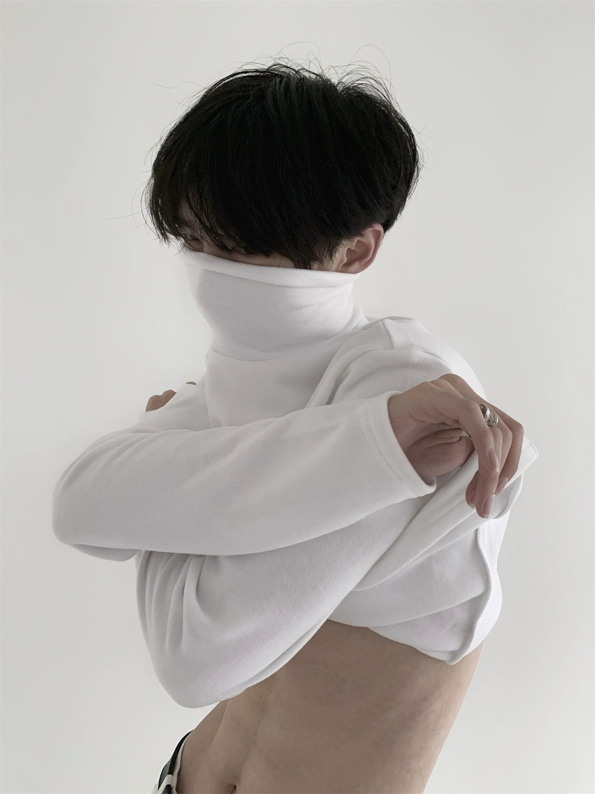 【25s Jul.】Simple High Collar Soft Bottoming Shirt