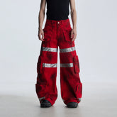 【25s Aug.】Street Dirty Dyed Multi-pocket Jeans