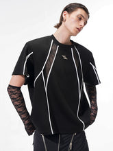 【25s May.】Mesh Hollow Stitching T-shirt