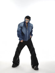 【23s Jun.】Padded Hooded Denim Jacket ArtsKoreanMan