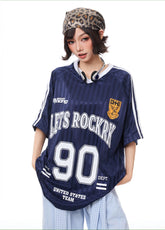 Vintage Stripe Blokecore Jersey Tee