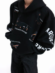 【25s Aug.】Dachshund-Inspired Short Hoodie