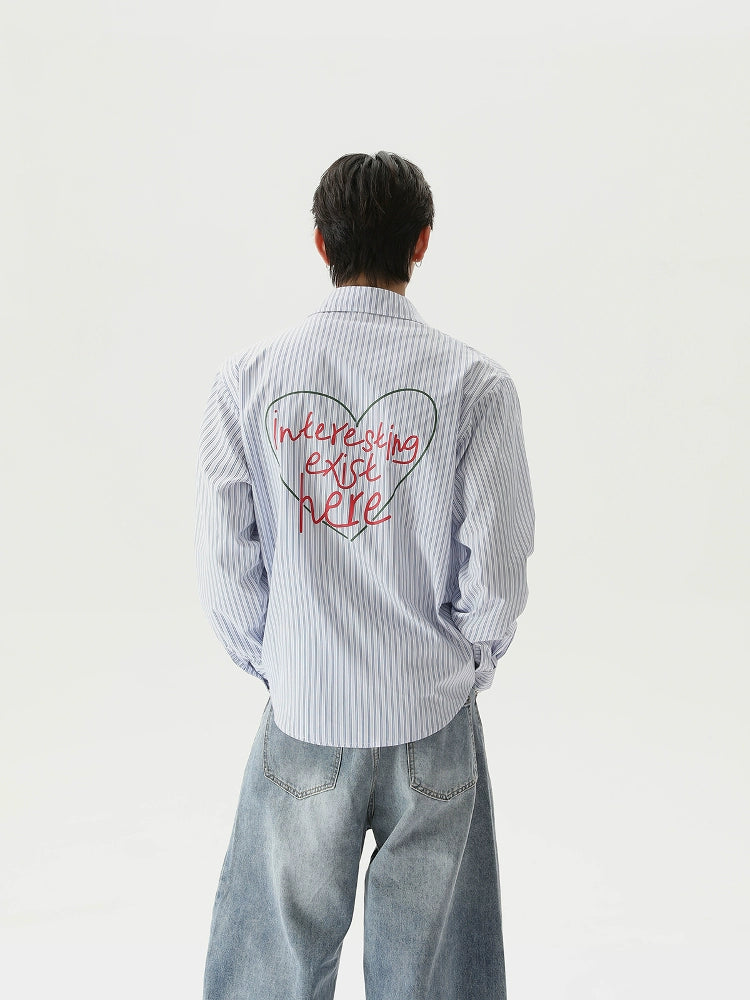 【25s Jun.】Striped Print Collar Shirt