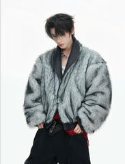 【26s Feb.】Heavyweight Raw Denim Eagle Sherpa-Lined Jacket