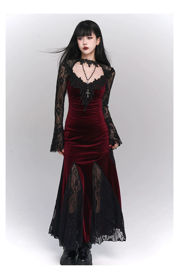【25s Jul.】Ghost Gothic Style Dress