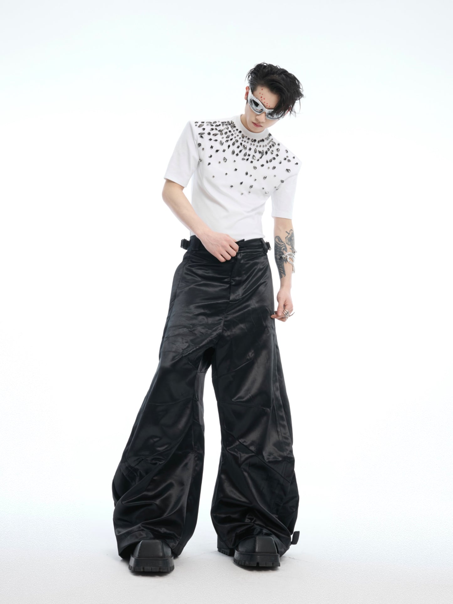 【25s Apr.】Diamond Crewneck Fitted T-Shirt