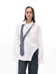【26s Apr.】Deconstructed Convertible Panel Button-Up Shirt