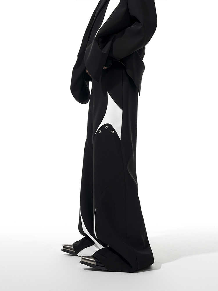 【25s Apr.】Deconstructed Color-blocked Suit + Pants