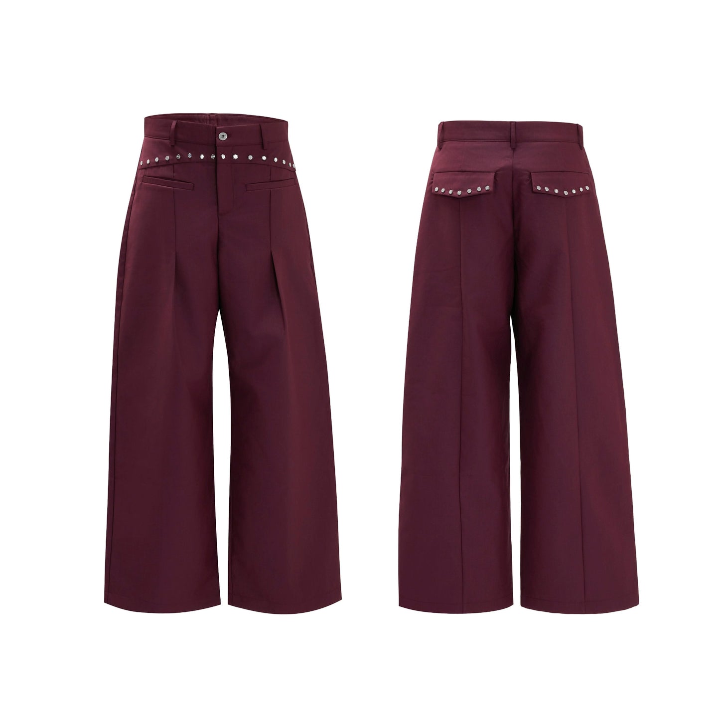 【25s Nov.】Wool Blend Tailored V-neck Suit / Trousers