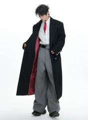 【26s Jan.】Structured Double-Breasted Wool Long Coat
