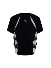 【25s Jun.】Deconstructed Mesh Panel T-shirt