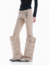 【26s Feb.】Pleated Pocket Flared Jeans