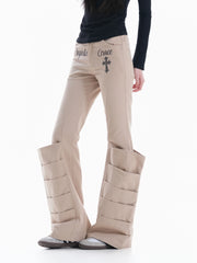 【26s Feb.】Pleated Pocket Flared Jeans