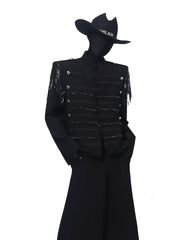 Napoleon Epaulet Fringe Jacket