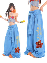 【25s Jun.】Lace Tank & Mesh Wide-Leg Jogger Set