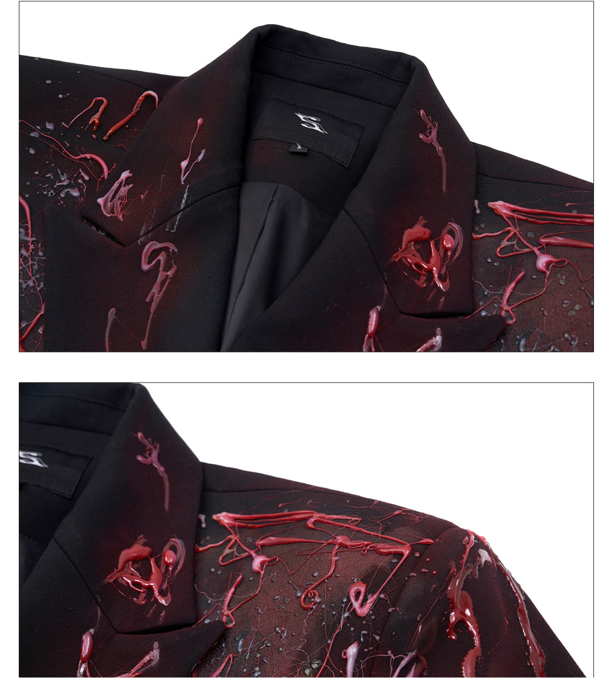 【25s Sep.】"Red Blood" Hand-waxed Suit Jacket