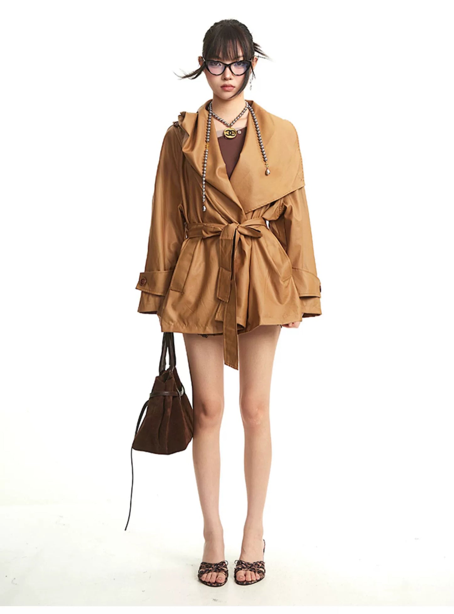 Elegant and Simple Long/short Trench Coat