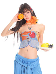 【25s Jun.】Lace Tank & Mesh Wide-Leg Jogger Set