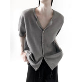 Clean Fit Knit Cardigan Tee