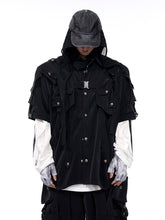 【25s Jun.】Dark Pioneer Lace-Up Short Sleeve Jacket