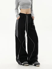 【25s Jul.】Vintage Stripe Deconstructed Sweatpants