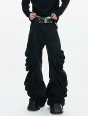 【26s Jan.】Deconstructed Vintage Curved Straight Denim Pants