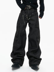 【26s Apr.】Raw Selvedge Double Waist Straight Denim Pants