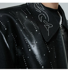 【25s Oct.】Stars* Matte Rhinestone Shiny Jacket