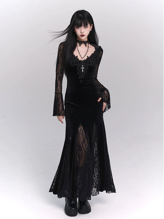 【25s Jul.】Ghost Gothic Style Dress