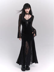【25s Jul.】Ghost Gothic Style Dress
