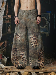 3D Printed Distressed Leopard Scimitar Pants