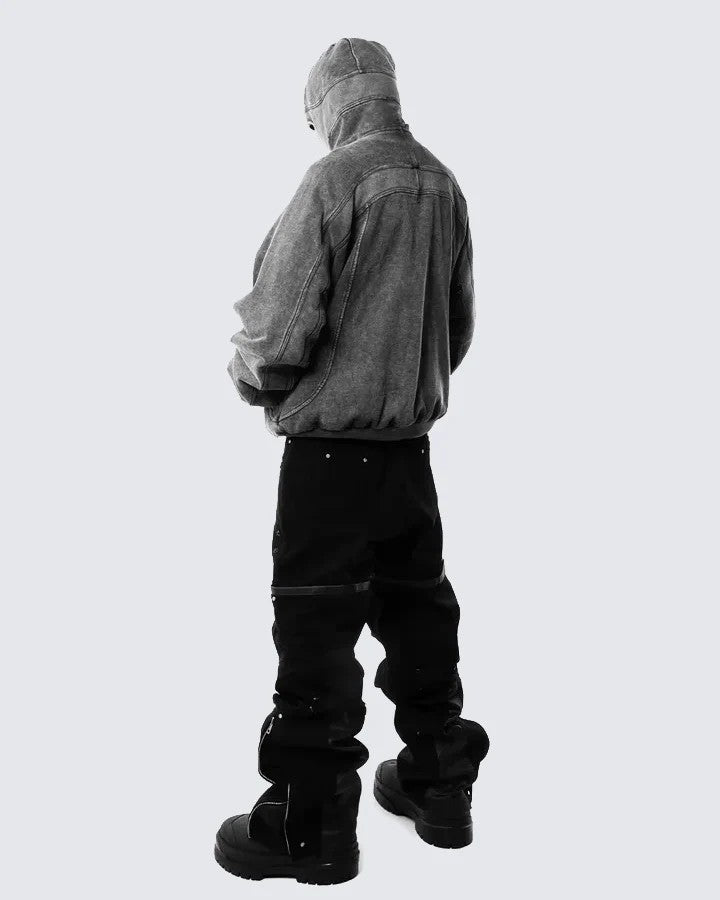 【25s Jul.】Masked Long Zip-up Hooded Jacket