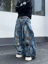 【26s Jan.】Distressed American Vintage Curved Blade Denim Pants