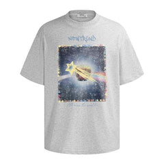 Apple Star Graphic Oversized Tee