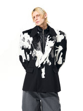 【25s Nov.】Cow-print Fur Blazer