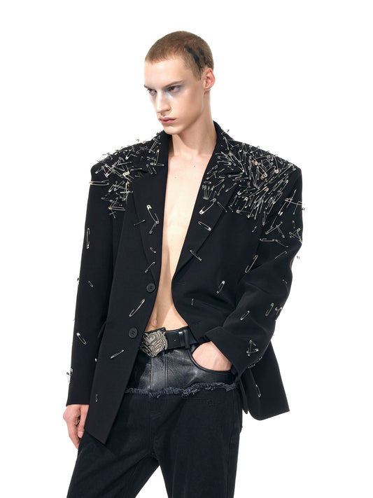 【25s Sep.】Haute Couture Hand-pinned Blazer