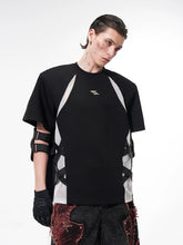 【25s Jun.】Deconstructed Mesh Panel T-shirt