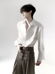 Structured Relaxed White Shirt