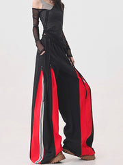 【25s Jul.】Patchwork Wide-Leg Sweatpants