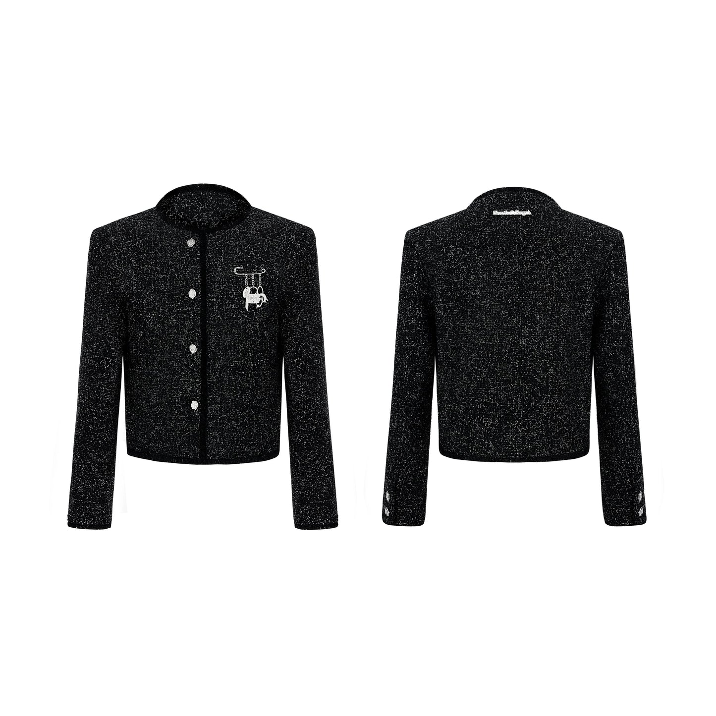 【24s Oct.】Chanel Style Shiny Texture Light Luxury Jacket ArtsKoreanMan