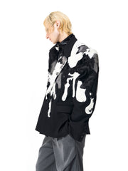 【25s Nov.】Cow-print Fur Blazer